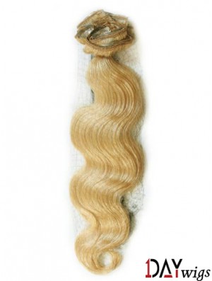 Blonde Wavy Gorgeous Remy Real Hair Tape In Hair Extensions