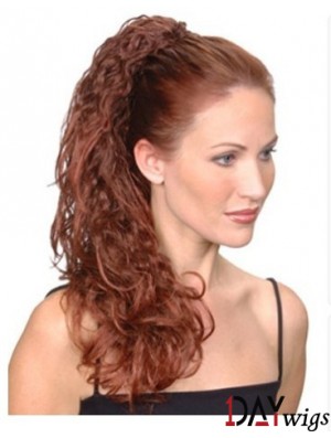 Popular Curly Auburn Ponytails