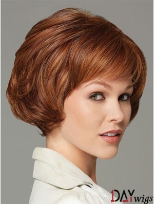 Wavy Auburn New Short Classic Wigs