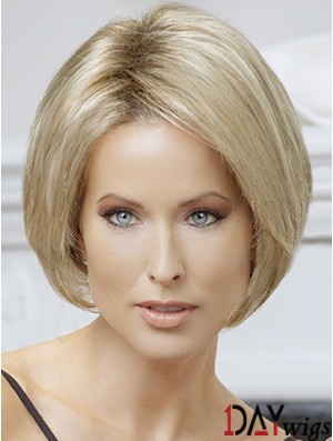 Bobs Blonde Straight Chin Length 10 inch Online Medium Wigs