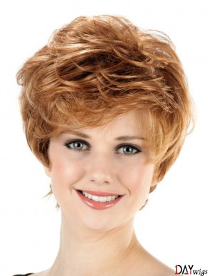 Short Classical Wavy 8 inch Capless Wigs